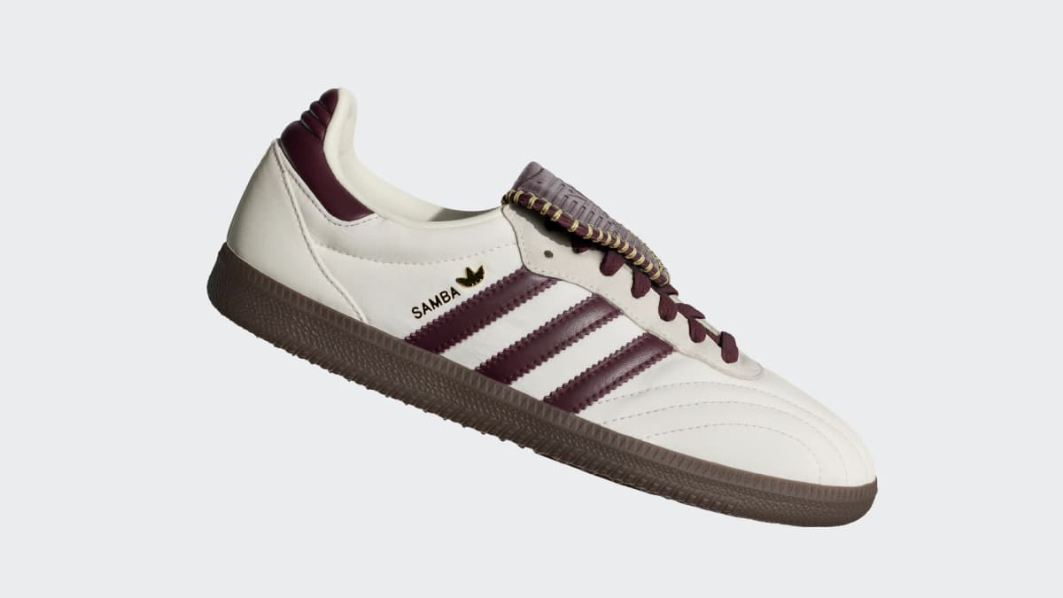 Adidas Samba LT Cream White Maroon