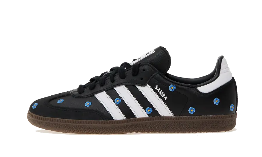 Adidas Samba Light Blue Floral Core Black