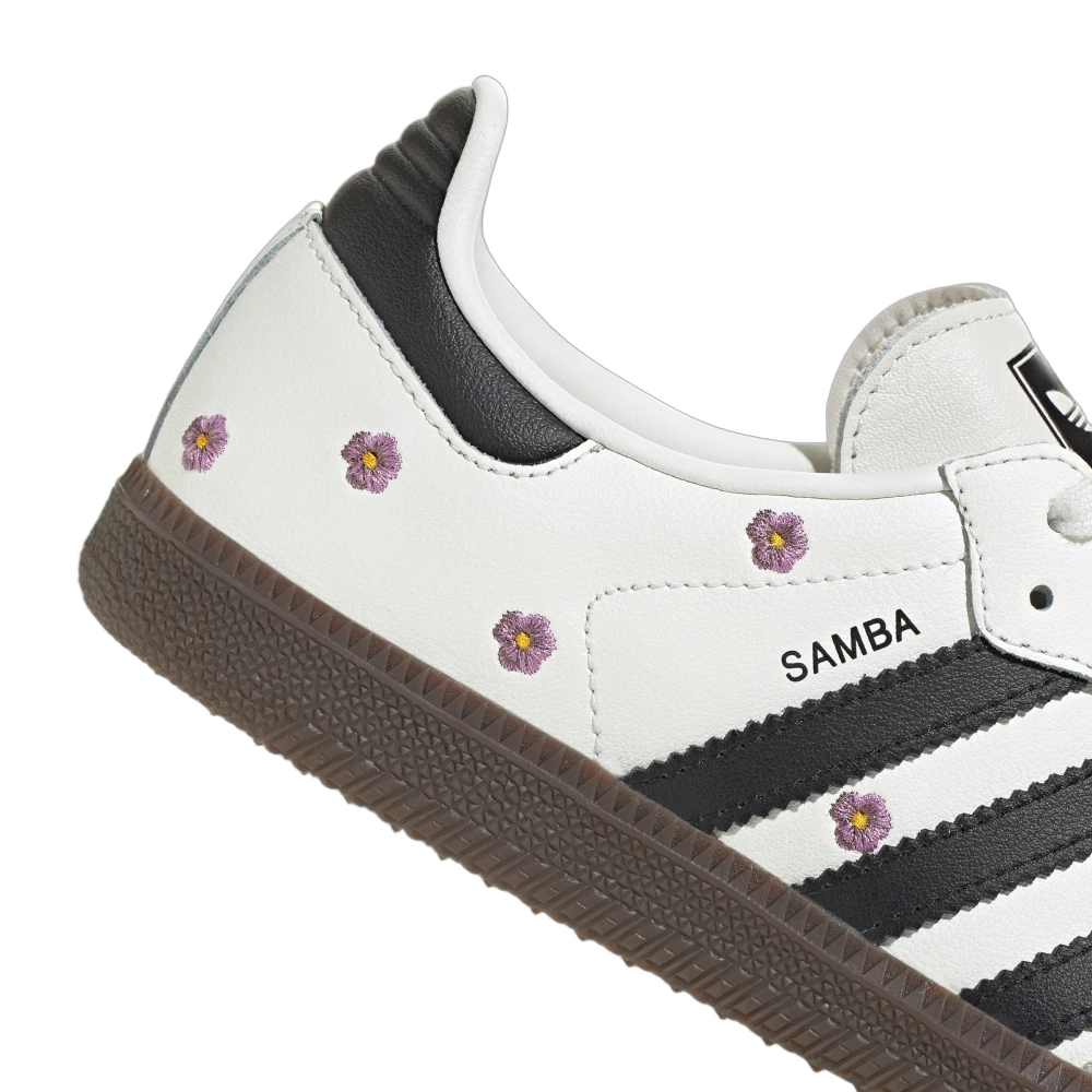Adidas Samba Light Purple Floral, White/Cloud White/Core Black/Gum (IF4398)