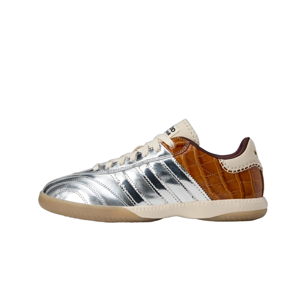 Adidas Samba Millennium Wales Bonner Silver Metallic Yellow Croc, Silver Metallic/Silver Metallic/Easy Yellow (IH5777)