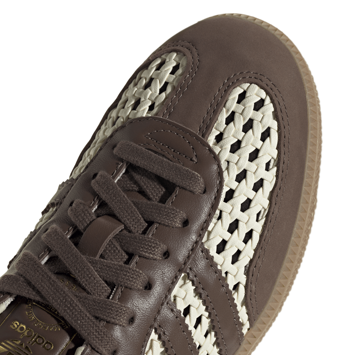 Adidas Samba OG Basketweave Cream White Earth Strata