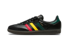 Adidas Samba OG Black Rasta, Core Black/Yellow/Collegiate Green (IH3119)