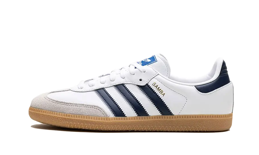 Adidas Samba OG Cloud White Collegiate Navy Gum, Cloud White/Collegiate Navy/Gum (JI4464)