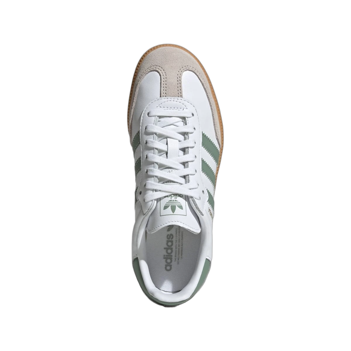 Adidas Samba OG Cloud White Silver Green