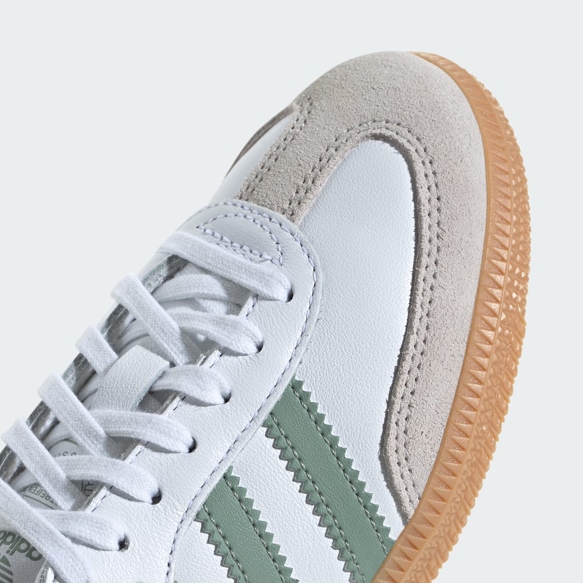 Adidas Samba OG Cloud White Silver Green