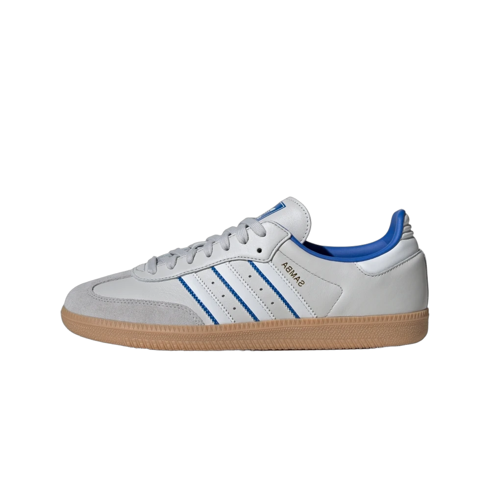 Adidas Samba OG Grey One Blue, Grey One/Crystal White/Blue (ID1478)
