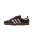 Adidas Samba OG Maroon Crystal Sand, Maroon/Crystal Sand/Gold Metallic Sneakers (IF7004)