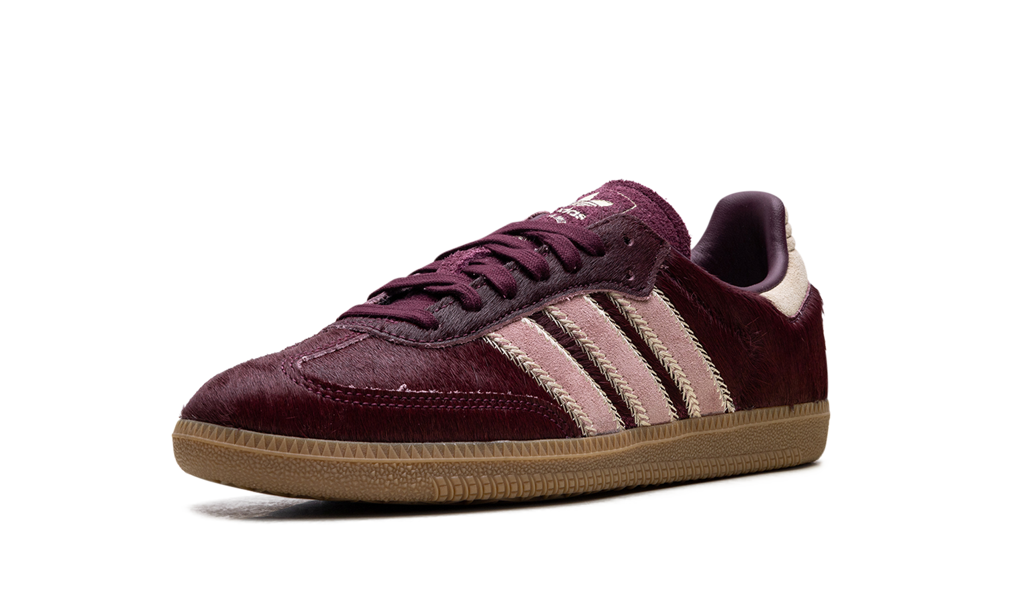 Adidas Samba OG Maroon Sand Strata Pony