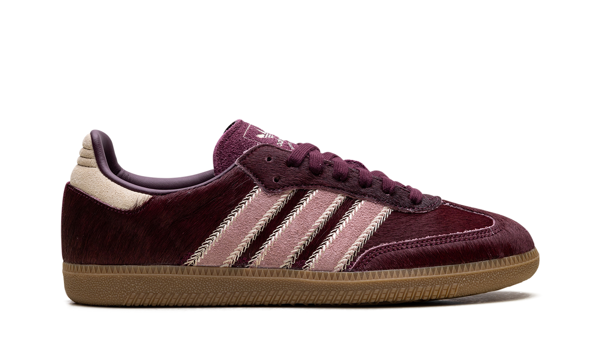 Adidas Samba OG Maroon Sand Strata Pony
