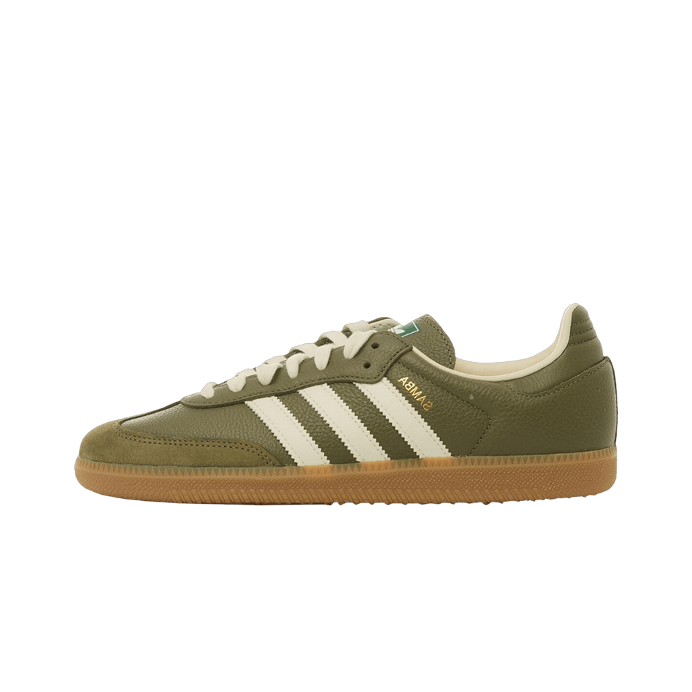 Adidas Samba OG Medium Raw Khaki Gum, Medium Raw Khaki/Off White/Gum (JR0890)