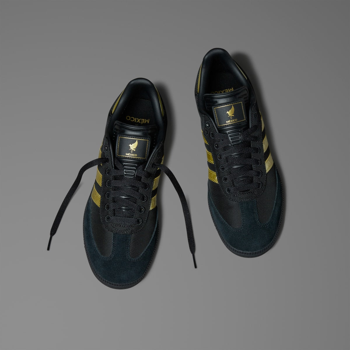 Adidas Samba OG Mexico Black Gold Metallic