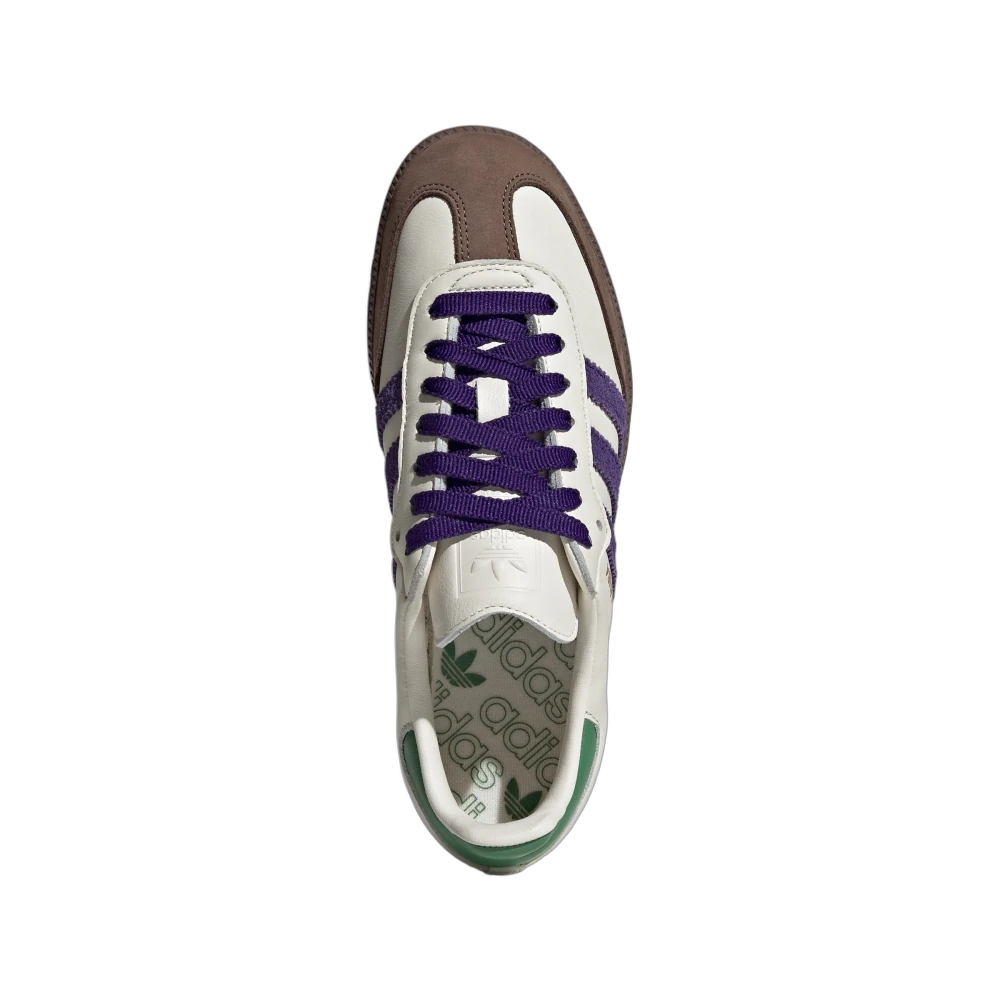 Adidas Samba OG Off White Core Purple Green Brown, Off White/Core Purple/Prologue Green (ID8349)