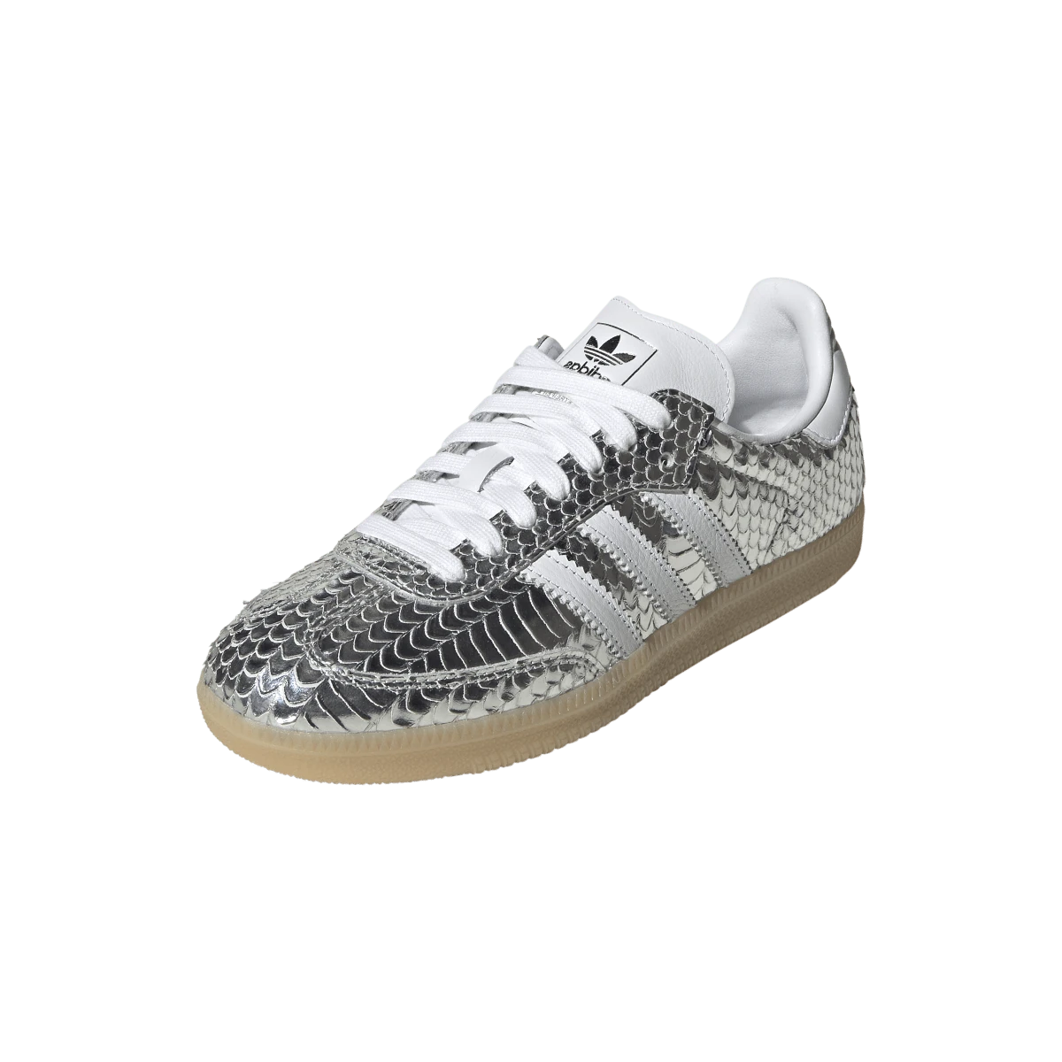 Adidas Samba OG Patent Snakeskin Silver Metallic