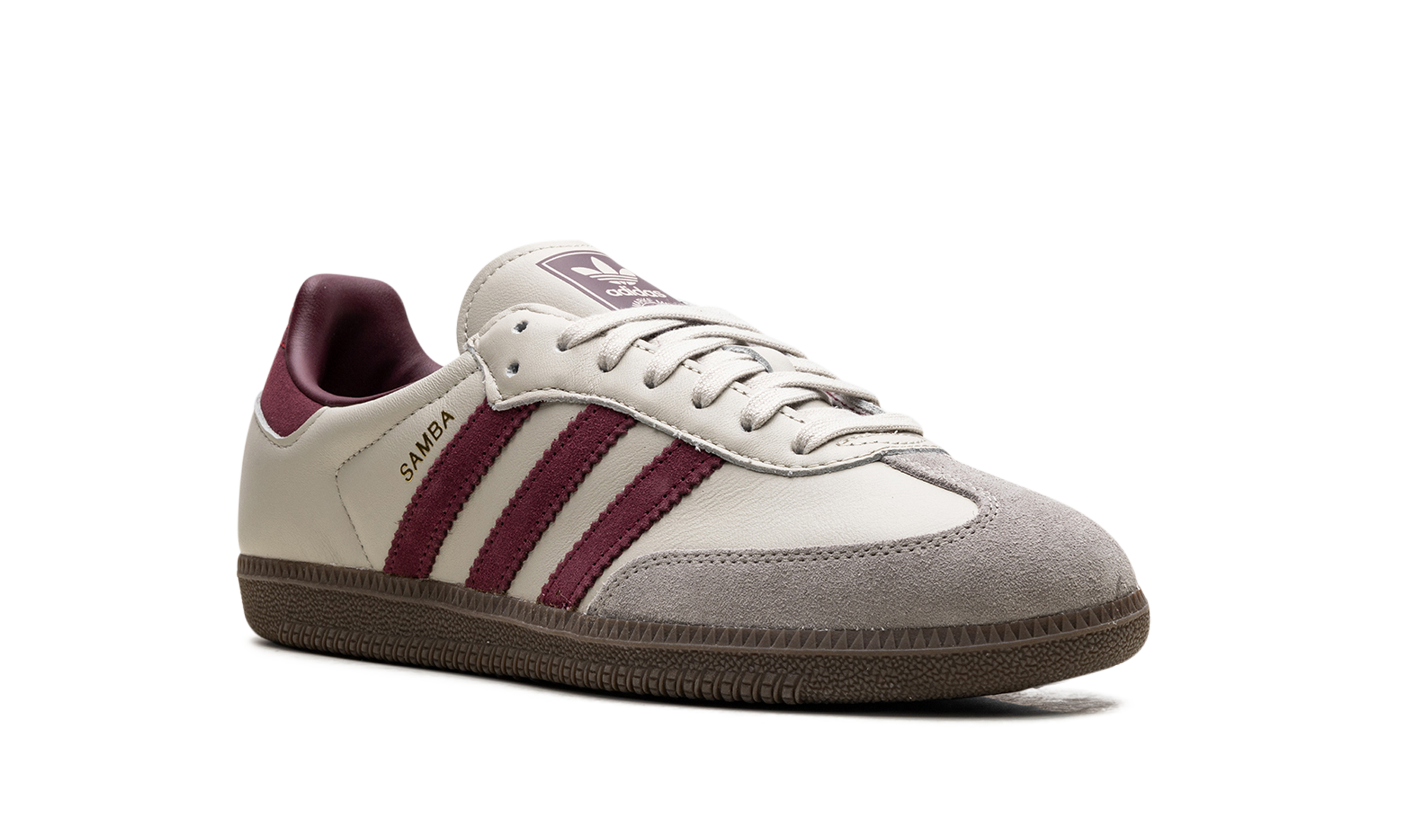 Adidas Samba OG Putty Grey Maroon