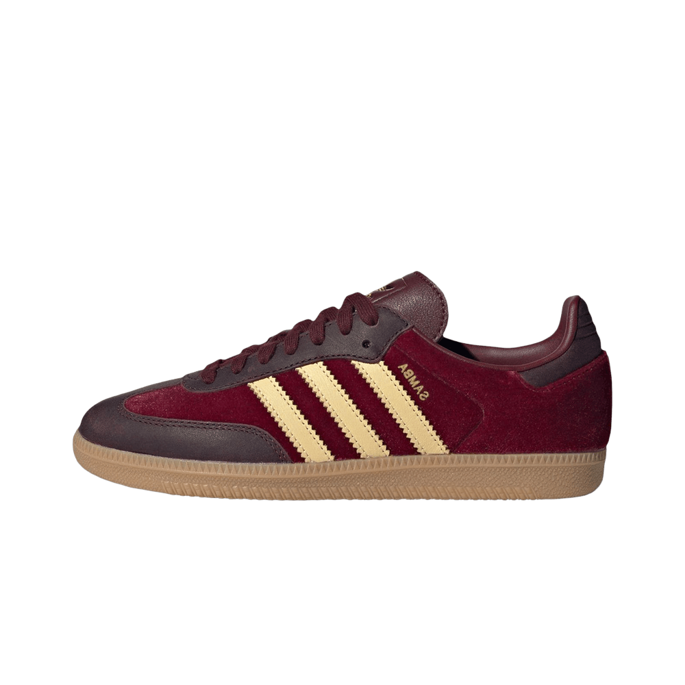 Adidas Samba OG Shadow Red Velvet, Shadow Red/Maroon/Gum (JS1394)