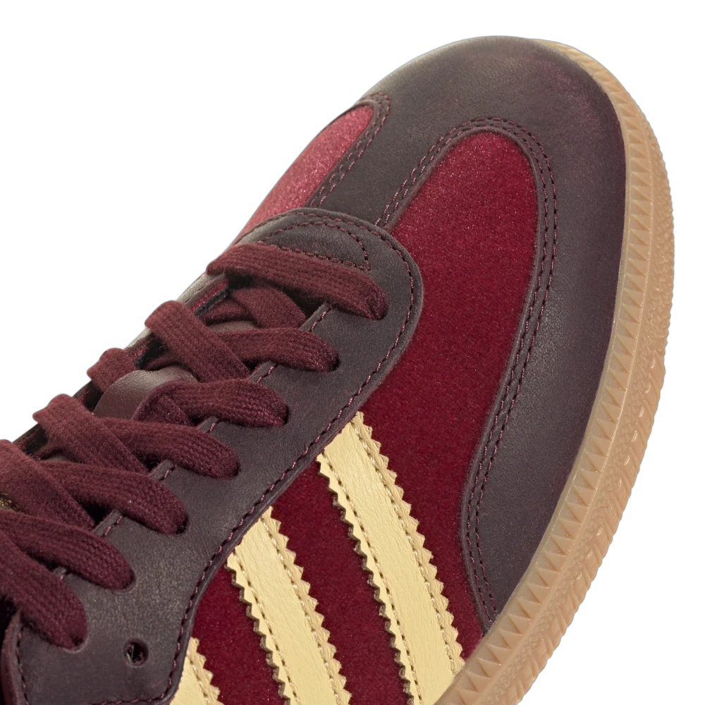 Adidas Samba OG Shadow Red Velvet, Shadow Red/Maroon/Gum (JS1394)
