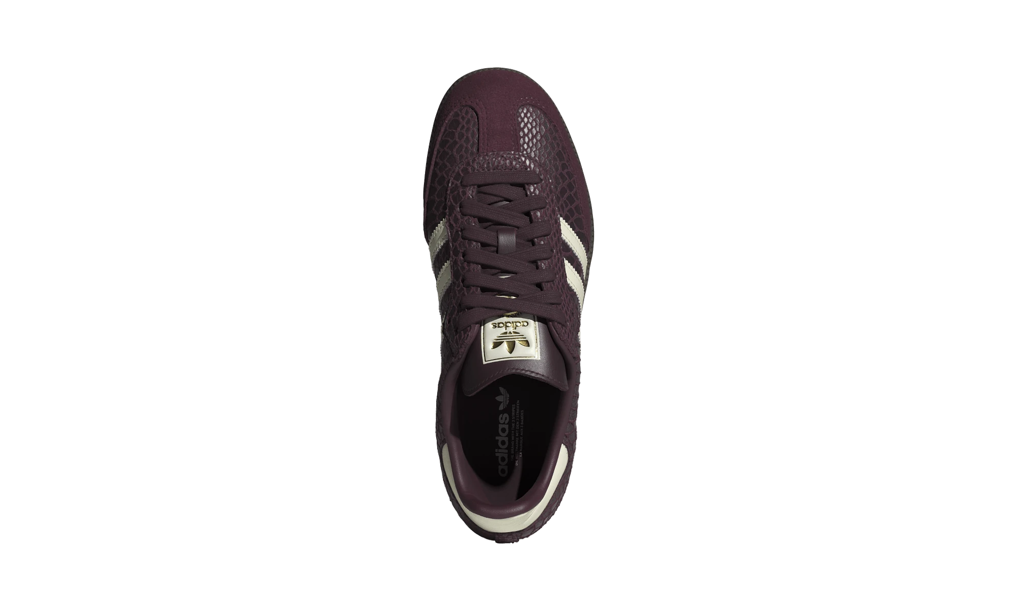 Adidas Samba OG Snakeskin Maroon Cream White