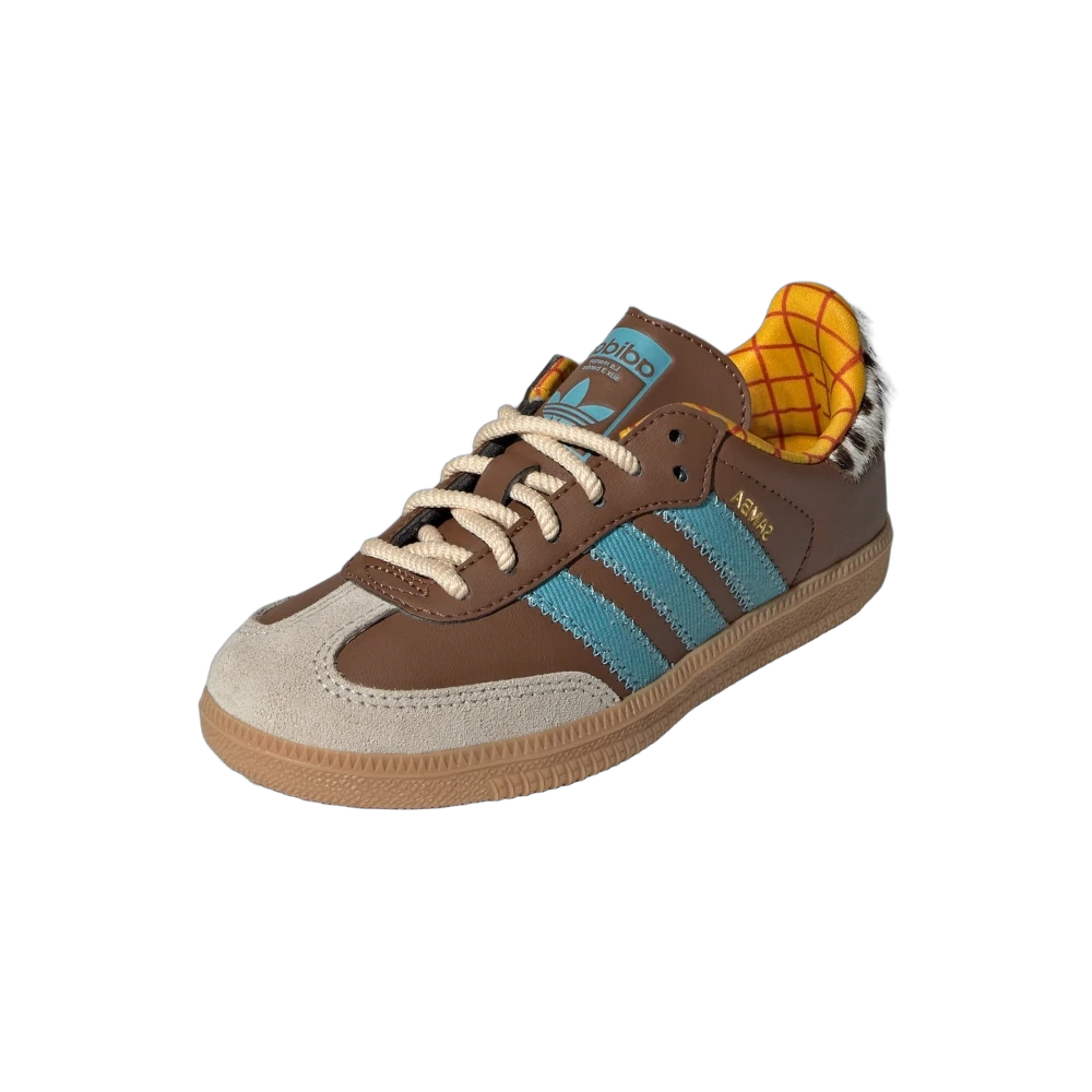 Adidas Samba OG Toy Story Woody (PS), Preloved Brown/Preloved Blue/Aluminum (JI3099)