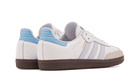 Adidas Samba OG White Halo Blue, Core White/Halo Blue/Gum 5 (ID2055)