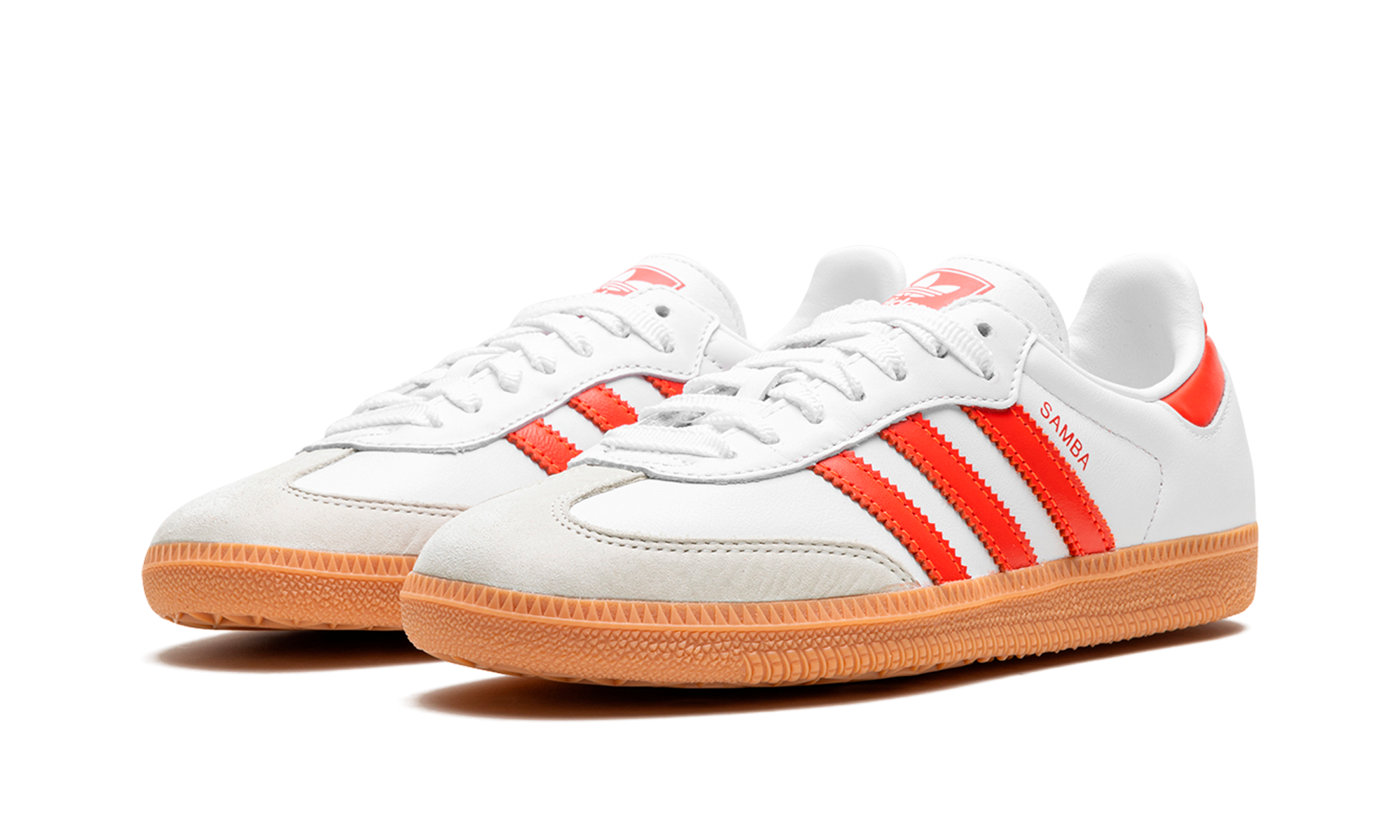 Adidas Samba OG White Solar Red Gum