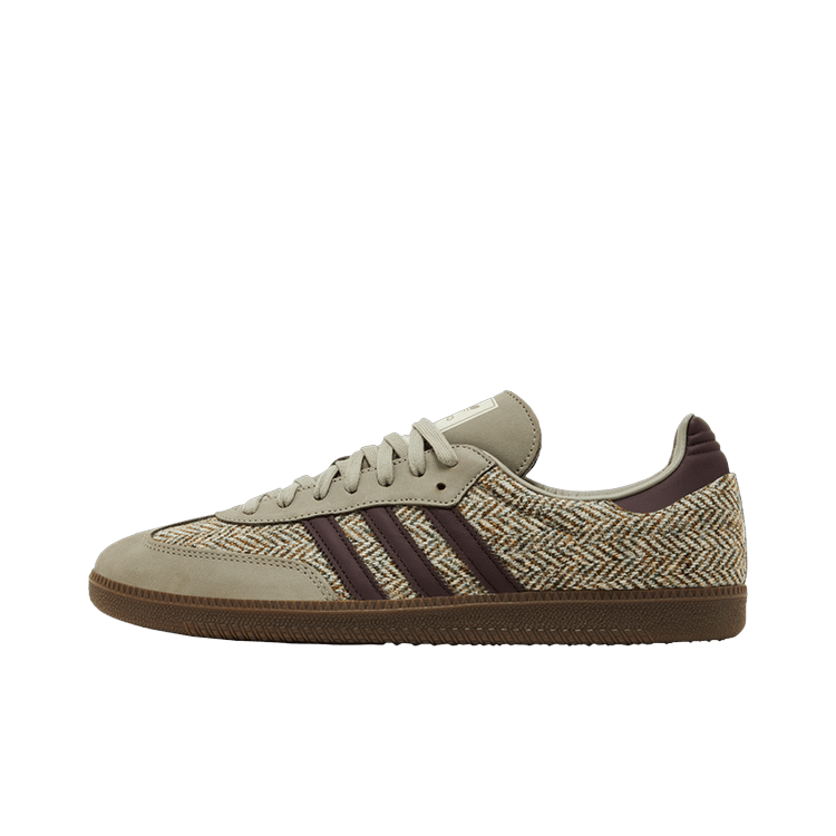 Adidas Samba OG Wonder Beige Tweed, Wonder Beige/Shadow Brown/Wonder White (ID1449)