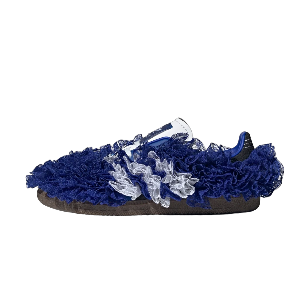 Adidas Samba Reverie by Caroline Hú CLOT Blue Lace Upper, Blue/White/Gum (JS2777)