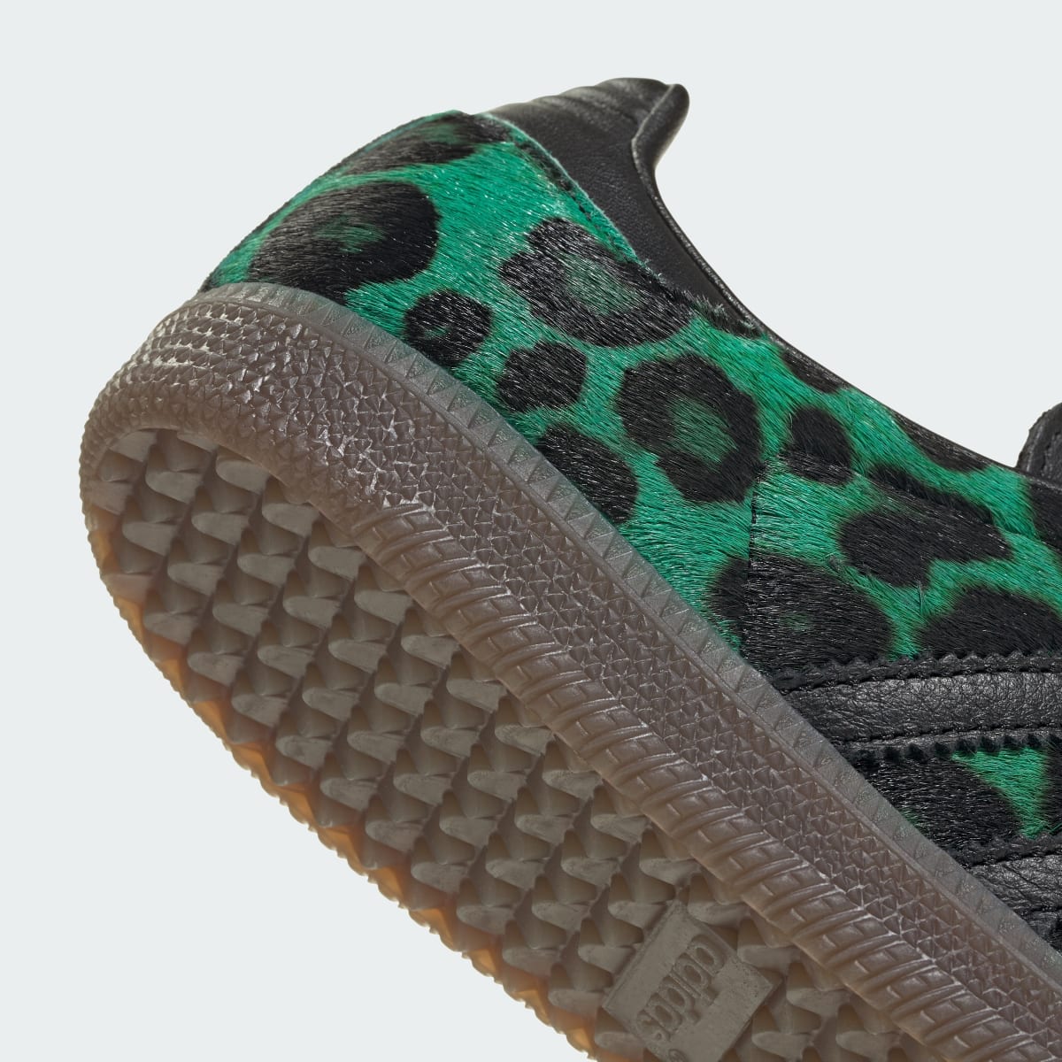 Adidas Samba Semi Screaming Green Core Black Gold Metallic