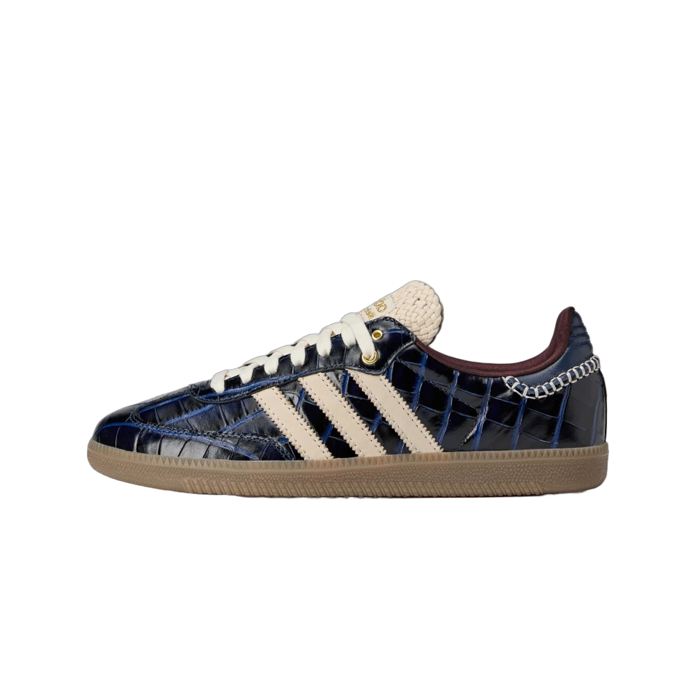 Adidas Samba Wales Bonner Navy Croc, Collegiate Navy/Wonder White/Night Red (JH9825)
