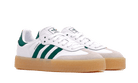 Adidas Sambae White Collegiate Green Gum, Cloud White/Collegiate Green/Cloud White (ID0440)