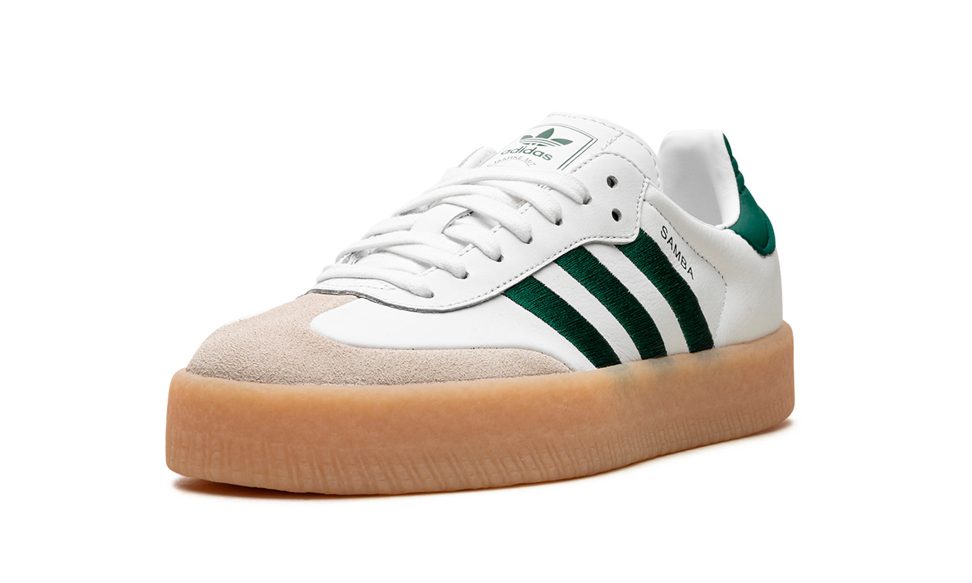 Adidas Sambae White Collegiate Green Gum