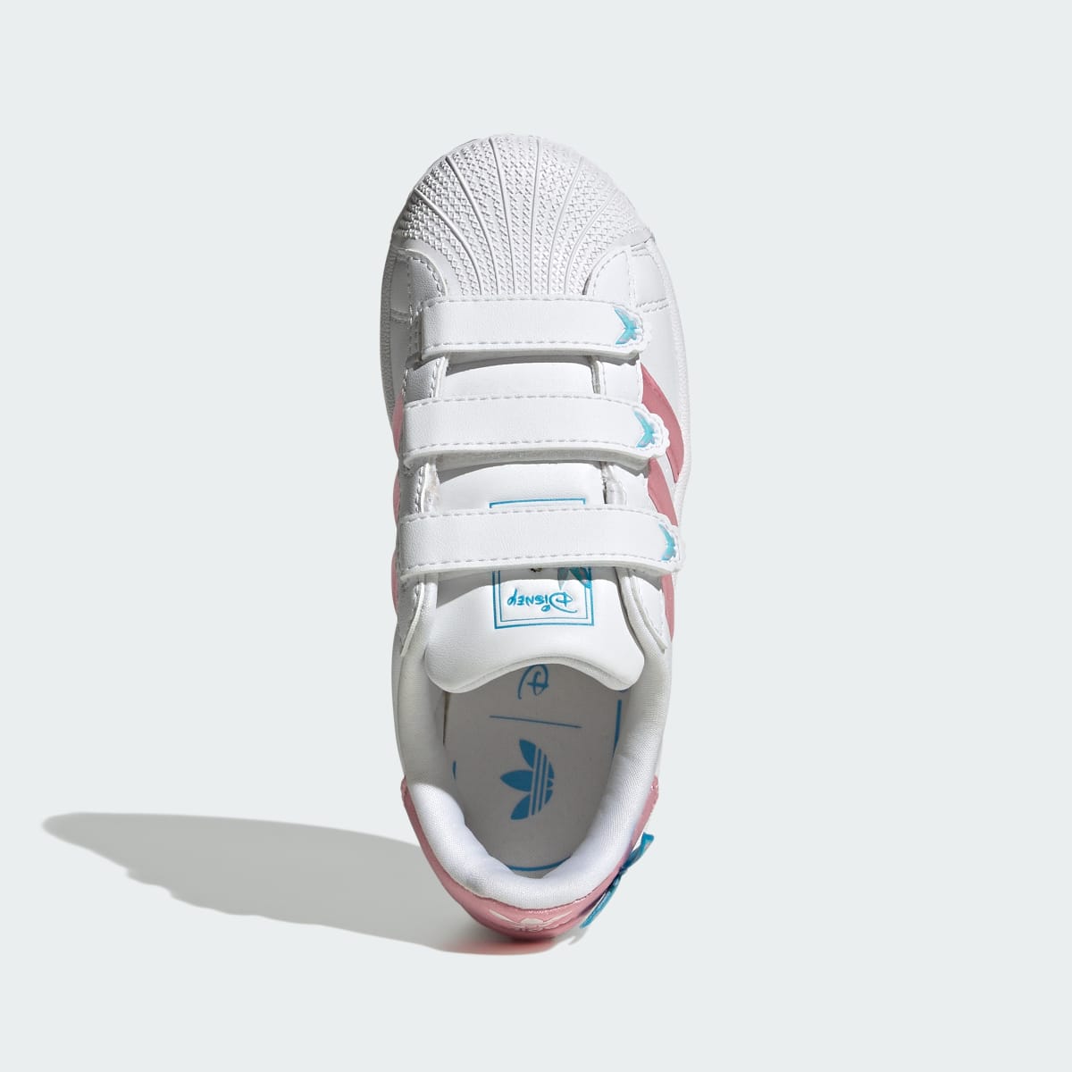 Adidas Superstar II Comfort Closure Disney White Light Pink Aquamarine (PS)