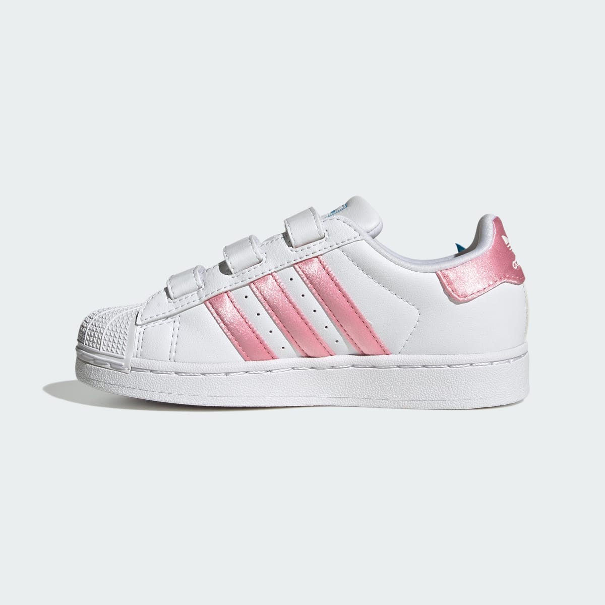 Adidas Superstar II Comfort Closure Disney White Light Pink Aquamarine (PS)