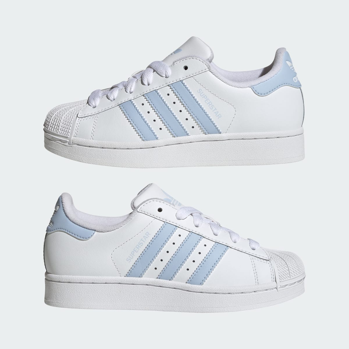 Adidas Superstar II White Crystal Sky