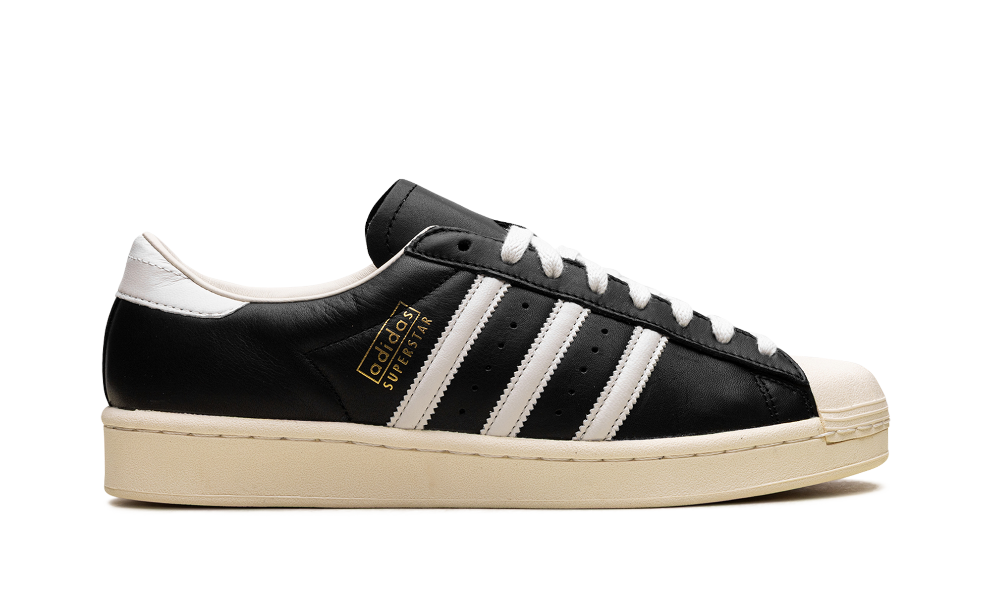 Adidas Superstar Vintage Black White Cream White