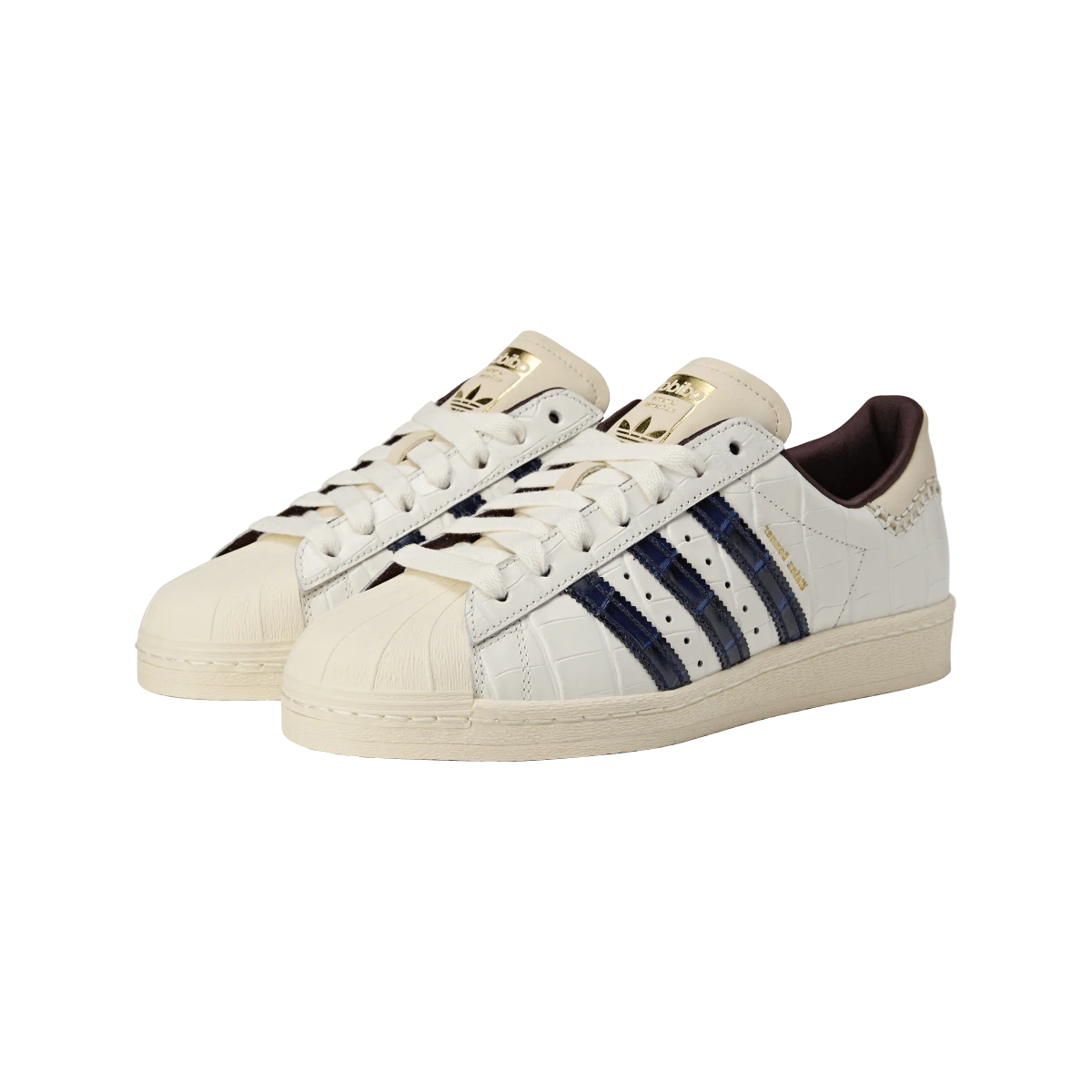 Adidas Superstar Wales Bonner White Croc, Wonder White/Collegiate Navy/Night Red (JP7161)