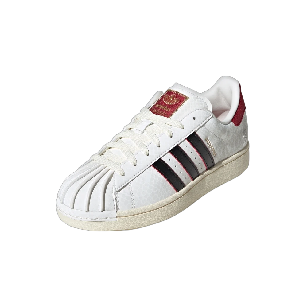Adidas Superstar Year of the Snake, Cloud White/Core Black/Active Maroon (JR8036)
