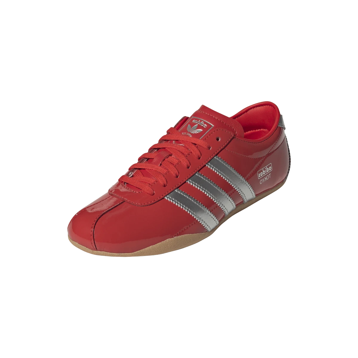 Adidas Tokyo Patent Red Silver Metallic
