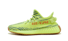 Adidas Yeezy Boost 350 V2 Semi Frozen Yellow, Semi Frozen Yellow/Raw Steel/Red (B37572)