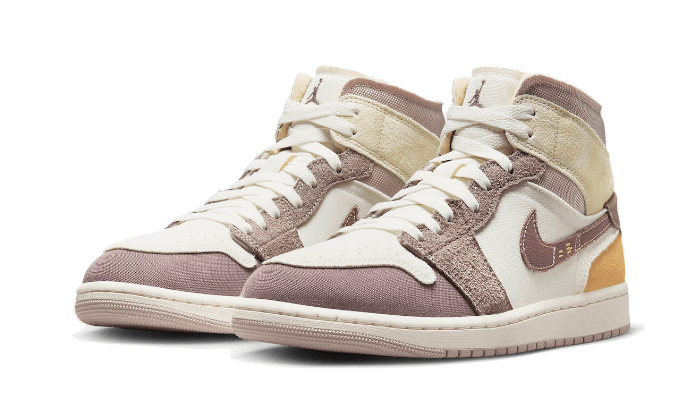 Air Jordan 1 Mid SE Craft Taupe Haze, Sail/Taupe Haze/Fossil Stone/Celestial Gold/Muslin (DM9652-102)