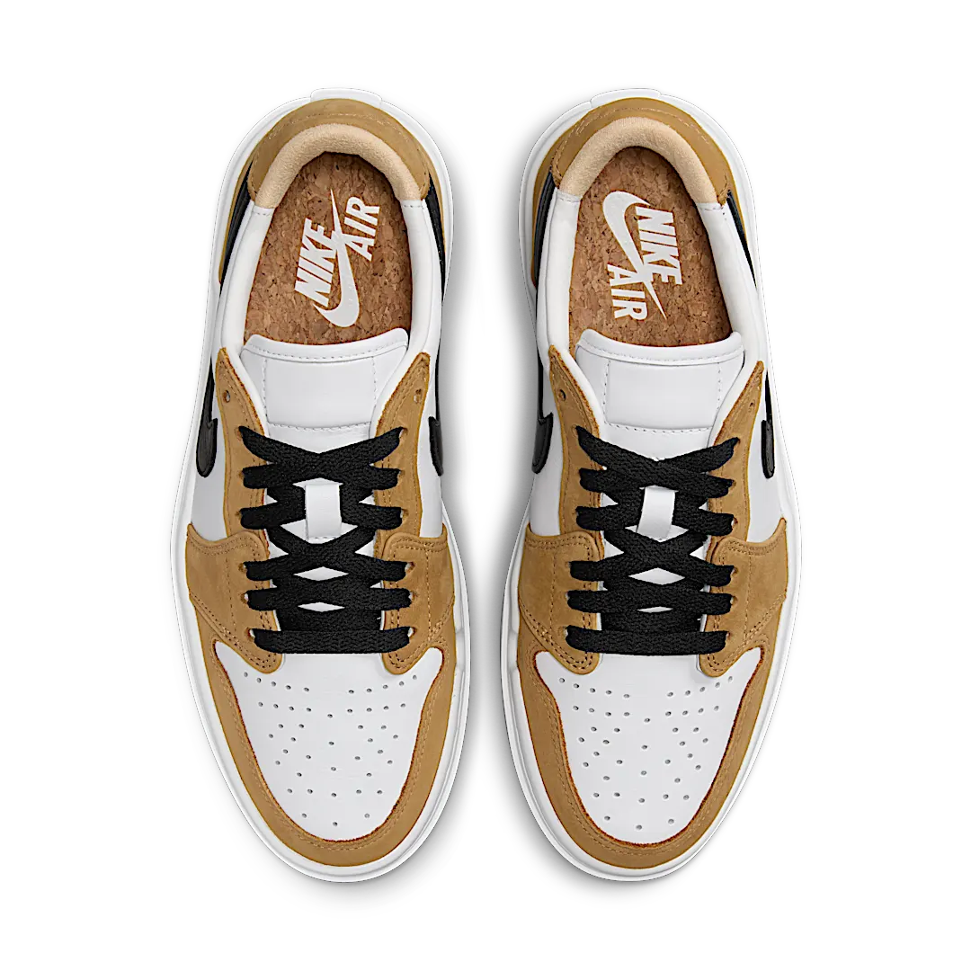 Air Jordan 1 Elevate Low Rookie of the Year, Golden Harvest/Black/White (DH7004-701)