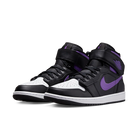 Air Jordan 1 High FlyEase Black Bright Violet, Black/Bright Violet/White (CQ3835-051)