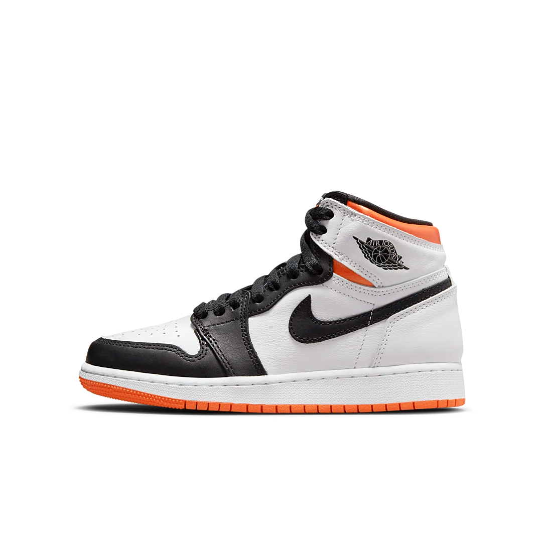 Air Jordan 1 High OG Electro Orange, White/Electro Orange-Black (575441-180)