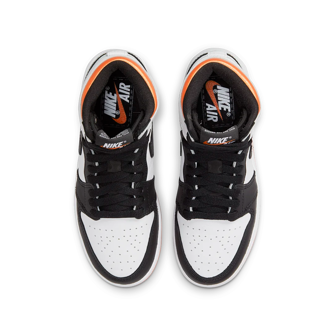 Air Jordan 1 High OG Electro Orange, White/Electro Orange-Black (575441-180)