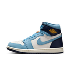 Air Jordan 1 High OG First in Flight, University Blue/Midnight Navy-Sail (FD2596-400)