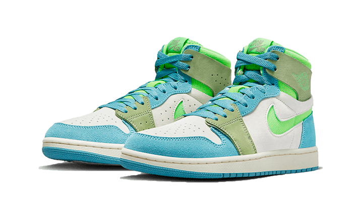 Air Jordan 1 High Zoom Air CMFT 2 University Blue Volt, University Blue/White/Olive/Volt (DV1305-433)