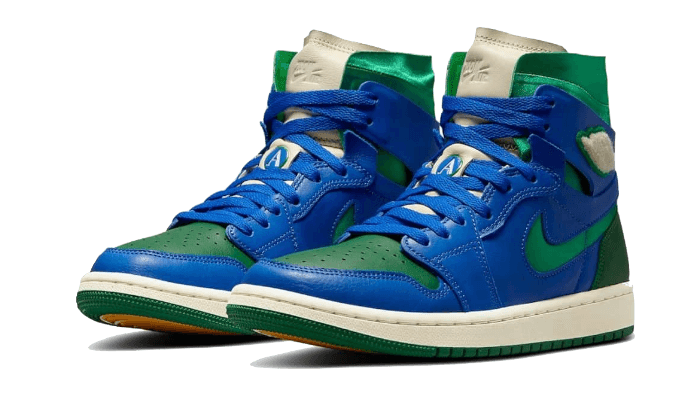 Air Jordan 1 High Zoom Air CMFT Aleali May Califia, Royal/Green (DJ1199-400)