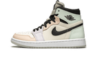 Air Jordan 1 High Zoom Air CMFT Easter, White/Grey Heather-Olive Aura-Khaki (CT0979-101)