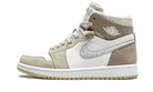 Air Jordan 1 High Zoom Air CMFT Olive Aura, White/Grey Heather-Olive Aura-Khaki (CT0979-102)