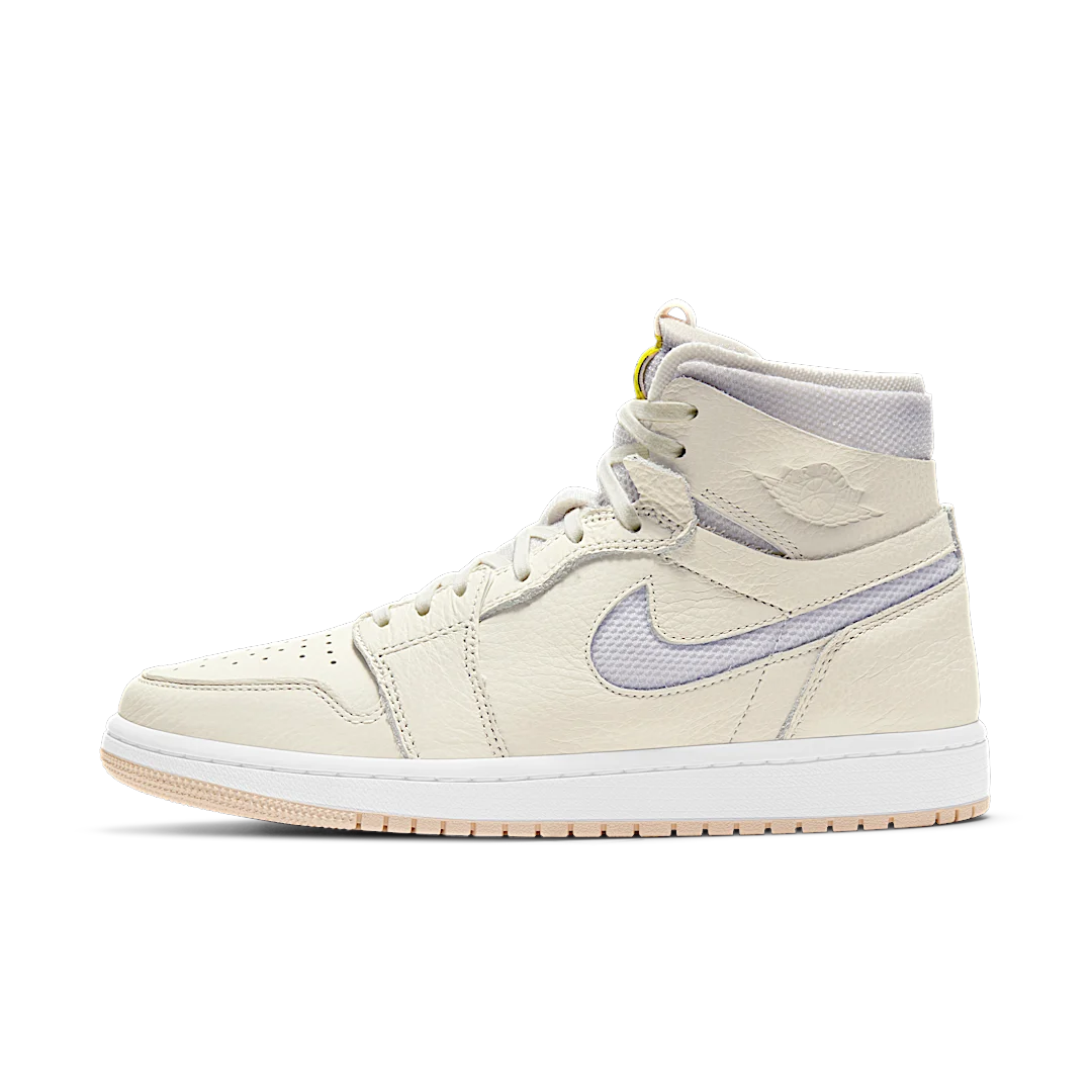 Air Jordan 1 High Zoom Air CMFT Pearl White, Sail/Pearl White (CT0979-107)