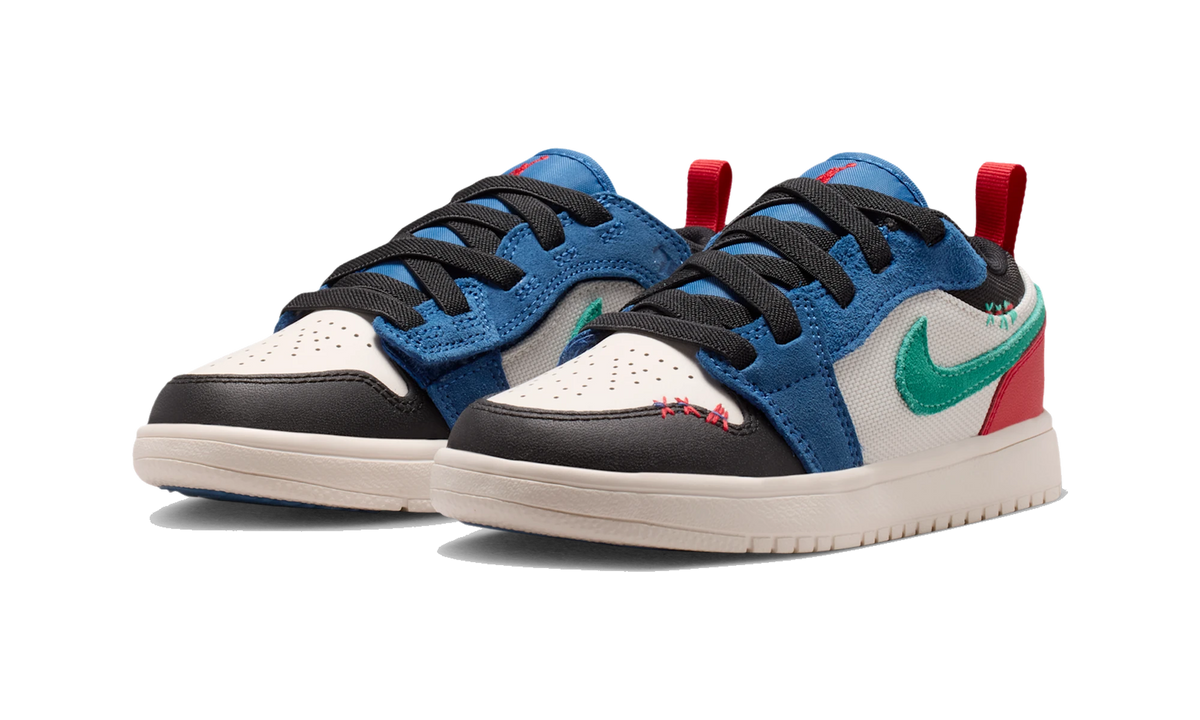 Air Jordan 1 Low ALT SE True Blue Red Kinetic Green (PS)
